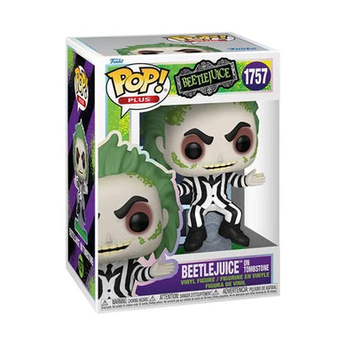 PREORDER JANUARY - Beetlejuice on Tombstone Funko Pop! Plus Vinyl Figure #1757