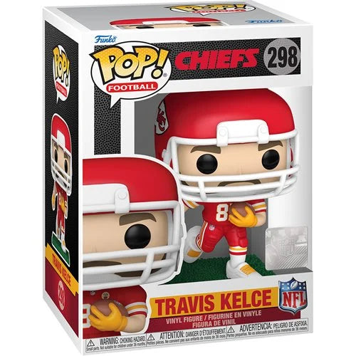 PREORDER FEBRUARY - NFL Chiefs Travis Kelce (Road) Funko Pop! Vinyl Figure #298