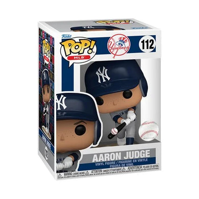 PREORDER FEBRUARY - MLB Yankees Aaron Judge (Away) Funko Pop! Vinyl Figure #112