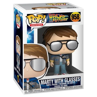 PREORDER JANUARY - Back to the Future Marty with Glasses Funko Pop! Vinyl Figure #958