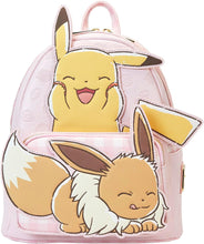 Load image into Gallery viewer, Loungefly Pokémon Pikachu &amp; Eevee Mini Backpack