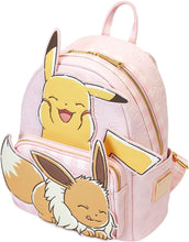 Load image into Gallery viewer, Loungefly Pokémon Pikachu &amp; Eevee Mini Backpack