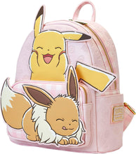 Load image into Gallery viewer, Loungefly Pokémon Pikachu &amp; Eevee Mini Backpack