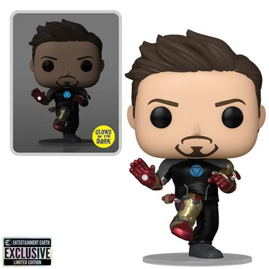 PREORDER SEPTEMBER - Iron Man 3 Tony Stark Suit-Up Glow-in-the-Dark Funko Pop! Vinyl Figure #1416 - Entertainment Earth Exclusive
