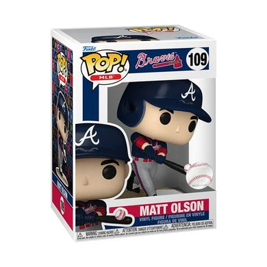 PREORDER FEBRUARY - MLB Braves Matt Olson Funko Pop! Vinyl Figure #109