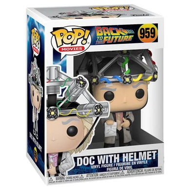 PREORDER JANUARY - Back to the Future Doc with Helmet Funko Pop! Vinyl Figure #959