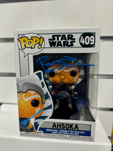 Load image into Gallery viewer, Rosario Dawson signed Ahsoka funko pop with coa