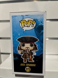 Johnny Depp signed Jack sparrow funko pop with coa