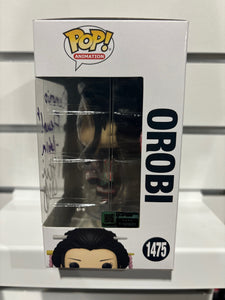 Stephanie young signed orobi one piece funko pop with coa