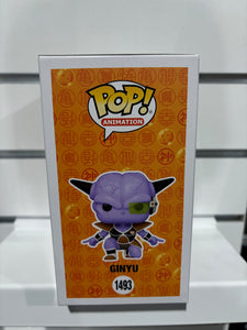 R Bruce Elliott signed Ginyu glow funko pop with coa