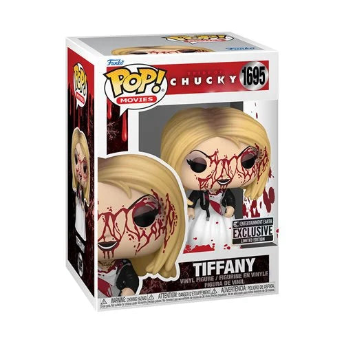 Bride of Chucky Tiffany Bloody Funko Pop! Vinyl Figure #1695 - Entertainment Earth Exclusive