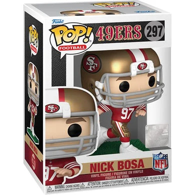 PREORDER FEBRUARY - NFL San Francisco 49ers Nick Bosa (Color) Funko Pop! Vinyl Figure #297