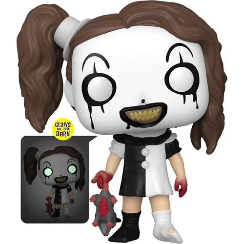 PREORDER FEBRUARY - Terrifier Little Pale Girl Glow-in-the-Dark Funko Pop! Vinyl Figure #1749 - Specialty Series