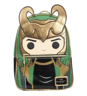 Marvel Comics Loki Pop! by Loungefly Mini Backpack Bag Loungefly Exclusive