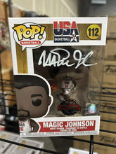 Load image into Gallery viewer, Magic Johnson signed funko pop team USA with coa