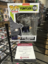 Load image into Gallery viewer, Kevin Eastman signed TMNT super shredder funko pop with coa