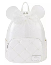 Load image into Gallery viewer, Disney Minnie Mouse Iridescent Wedding Mini Backpack