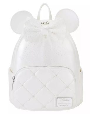 Disney Minnie Mouse Iridescent Wedding Mini Backpack