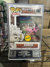 Load image into Gallery viewer, Ryan Bartley signed komugi chase funko pop with coa graded hunter x hunter