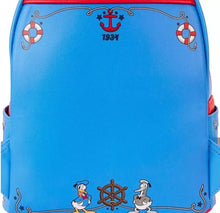 Load image into Gallery viewer, Loungefly Disney Donald Duck 80th Anniversary Lenticular Mini Backpack