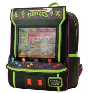 Loungefly Teenage Mutant Ninja Turtles 40th Anniversary Arcade Mini-Backpack