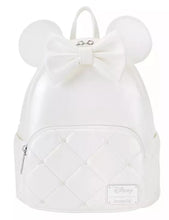 Load image into Gallery viewer, Disney Minnie Mouse Iridescent Wedding Mini Backpack