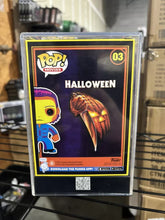 Load image into Gallery viewer, James jude courtney signed Michael Myers BlackLight funko pop with coa graded