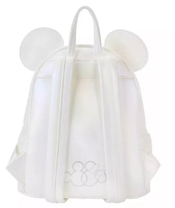 Disney Minnie Mouse Iridescent Wedding Mini Backpack