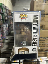 Load image into Gallery viewer, Michael j fox signed Marty with glasses funko pop with coa graded
