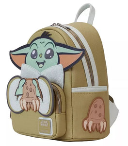 Star Wars The Mandalorian Grogu & Crabbies Cosplay Mini Backpack