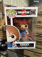 Load image into Gallery viewer, Ed gale signed chucky funko pop with coa
