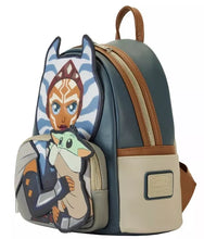 Load image into Gallery viewer, Star Wars The Mandalorian Ahsoka Holding Grogu Mini Backpack